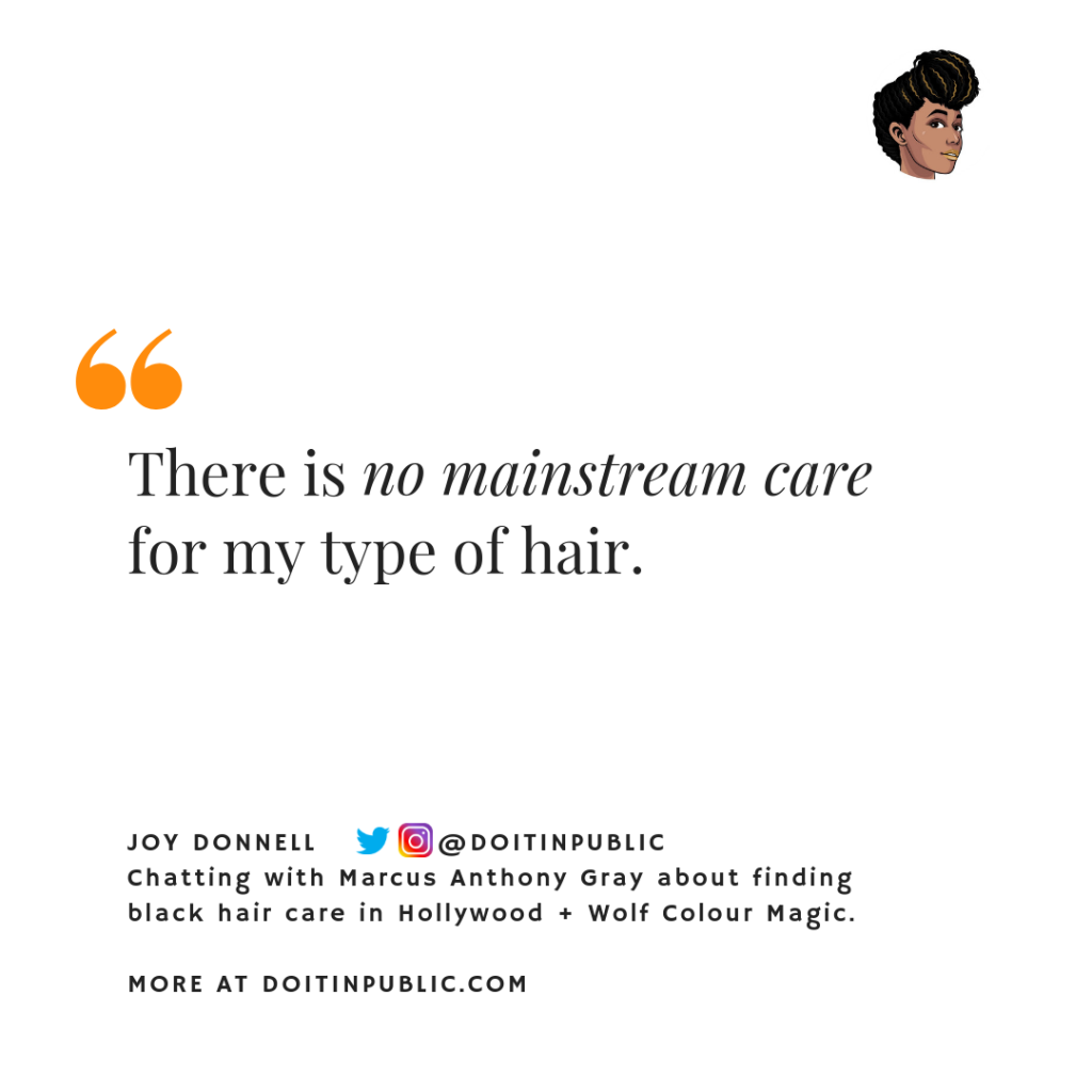 joy donnell finding black hair care hollywood